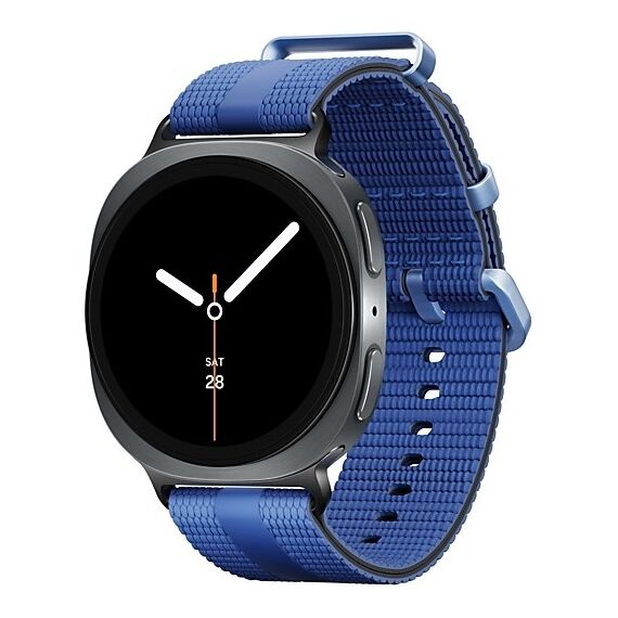 Galaxy Watch 8 | 40 мм | 4G LTE | Graphite | Athleisure/Blue | S/M, Тип ремешка : Athleisure, Размер корпуса : 40 мм, Цвет: Graphite, Цвет ремешка: Blue, Размер ремешка : S/M, Подключение часов : Bluetooth / Wi-Fi + 4G LTE, изображение 2